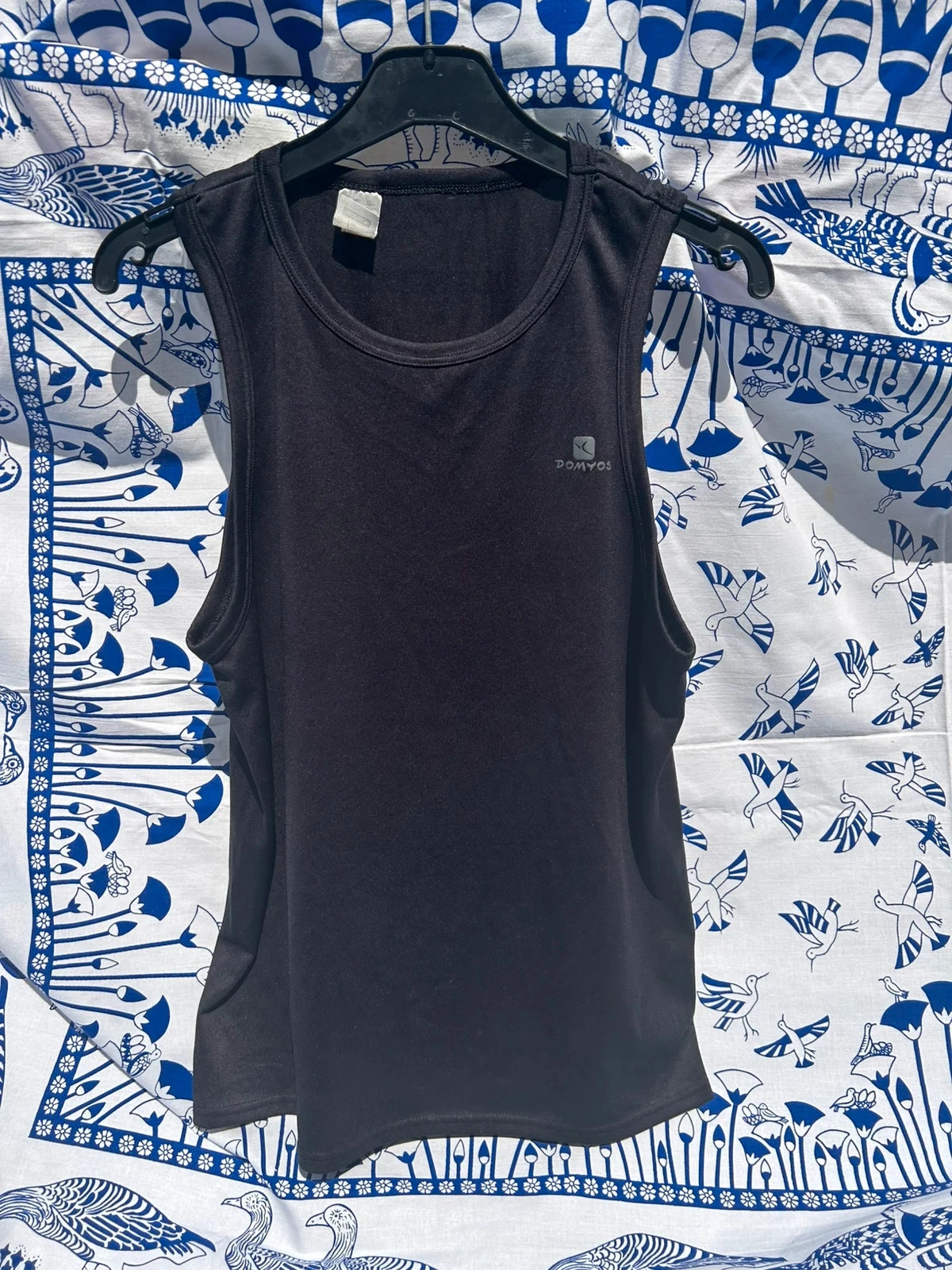 Débardeur noir S/36 Domyos homme bon état